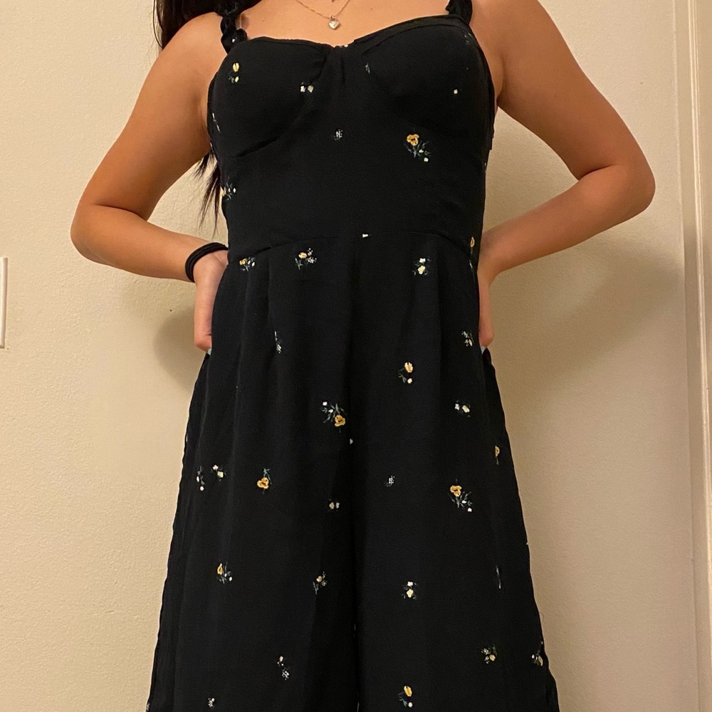 “Wild Fable Floral Strappy Bra Cup Jumpsuit”